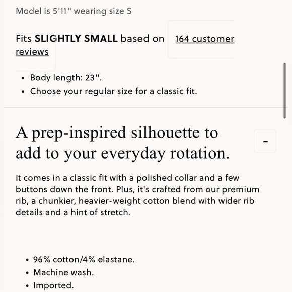 NWT J CREW Premium rib short-sleeve polo shirt in navy - Picture 6 of 7